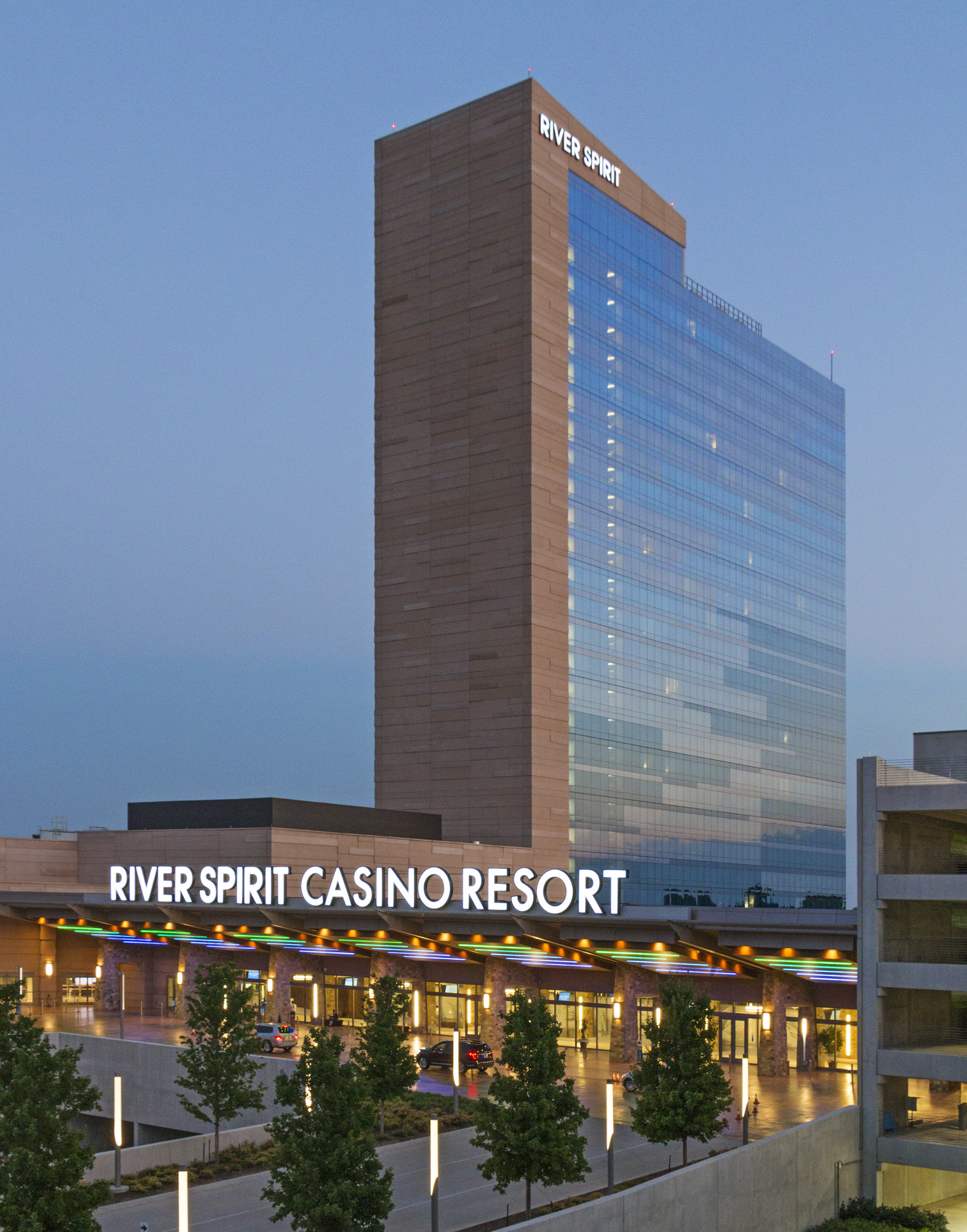 is the river spirit casino leaning